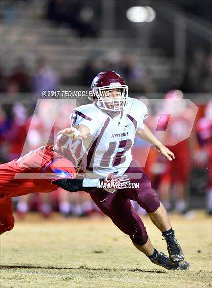 Thumbnail 2 in Melbourne vs. Perryville  (AAA 3A 1st Round Playoff) photogallery.