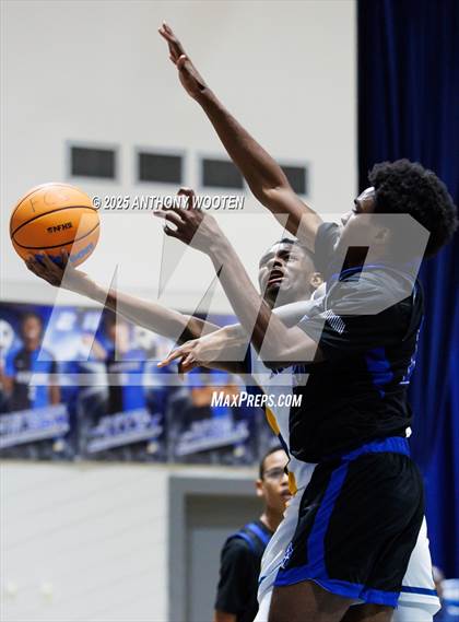 Thumbnail 1 in Bethesda Christian Academy vs. New Life Christian Academy (Dreamville Showcase) photogallery.