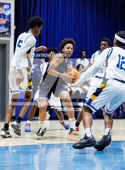 Thumbnail 3 in Bethesda Christian Academy vs. New Life Christian Academy (Dreamville Showcase) photogallery.