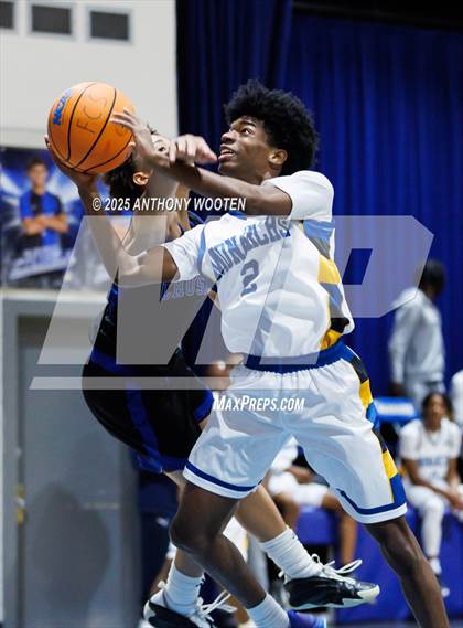 Thumbnail 3 in Bethesda Christian Academy vs. New Life Christian Academy (Dreamville Showcase) photogallery.