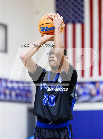 Thumbnail 1 in Bethesda Christian Academy vs. New Life Christian Academy (Dreamville Showcase) photogallery.