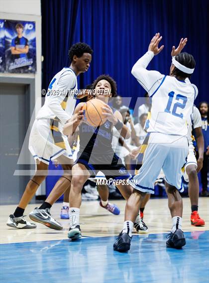 Thumbnail 1 in Bethesda Christian Academy vs. New Life Christian Academy (Dreamville Showcase) photogallery.