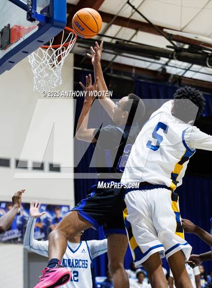 Thumbnail 2 in Bethesda Christian Academy vs. New Life Christian Academy (Dreamville Showcase) photogallery.