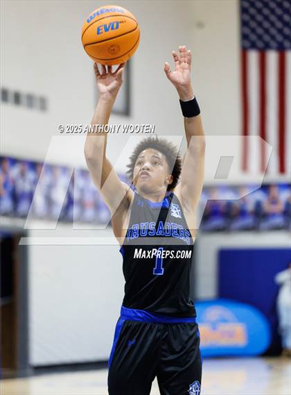 Thumbnail 3 in Bethesda Christian Academy vs. New Life Christian Academy (Dreamville Showcase) photogallery.