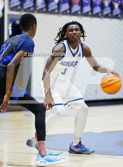 Thumbnail 2 in Bethesda Christian Academy vs. New Life Christian Academy (Dreamville Showcase) photogallery.