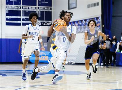 Thumbnail 3 in Bethesda Christian Academy vs. New Life Christian Academy (Dreamville Showcase) photogallery.