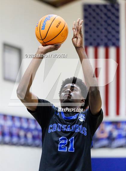 Thumbnail 2 in Bethesda Christian Academy vs. New Life Christian Academy (Dreamville Showcase) photogallery.