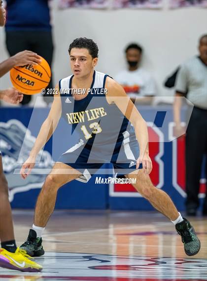 Thumbnail 1 in New Life Christian Academy vs Terry Sanford (MLK Dream Jam at Terry Sanford) photogallery.