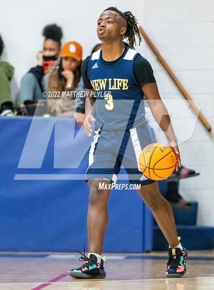 Thumbnail 1 in New Life Christian Academy vs Terry Sanford (MLK Dream Jam at Terry Sanford) photogallery.