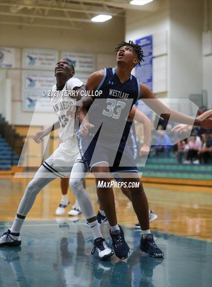 Thumbnail 3 in Westlake vs. Juan Diego (Eagle Holiday Shootout) photogallery.
