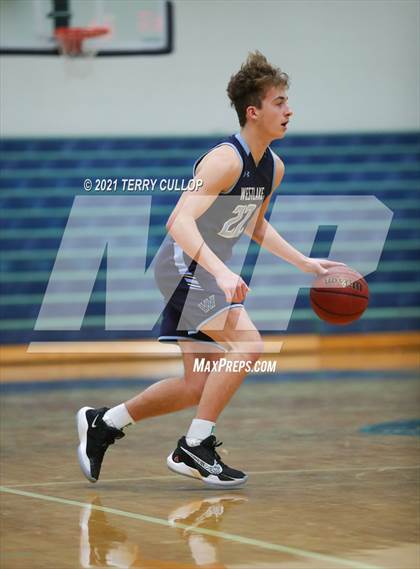 Thumbnail 1 in Westlake vs. Juan Diego (Eagle Holiday Shootout) photogallery.