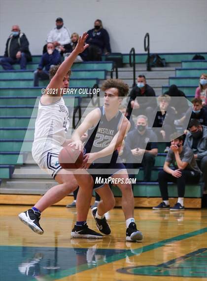 Thumbnail 3 in Westlake vs. Juan Diego (Eagle Holiday Shootout) photogallery.