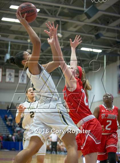 Thumbnail 2 in St. John's vs. Paul VI (WCAC Final) photogallery.