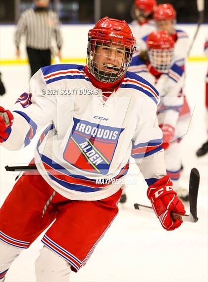 Thumbnail 1 in Iroquois vs Hamburg (LECOM Harborcenter) photogallery.