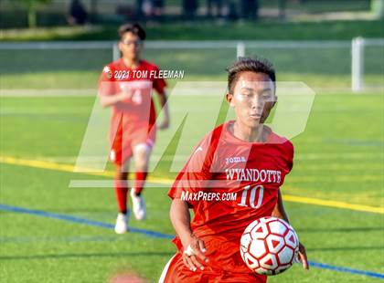 Thumbnail 3 in Lee's Summit North vs Wyandotte (Varsity Tournament) photogallery.