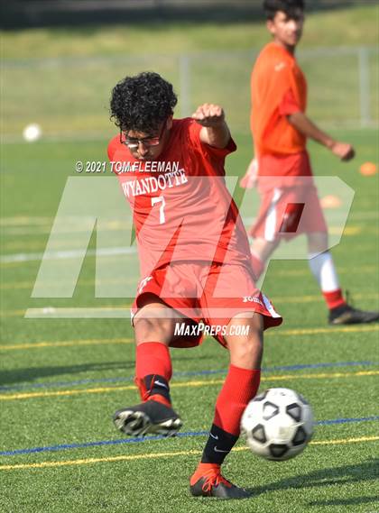Thumbnail 1 in Lee's Summit North vs Wyandotte (Varsity Tournament) photogallery.