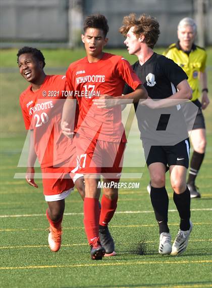 Thumbnail 3 in Lee's Summit North vs Wyandotte (Varsity Tournament) photogallery.