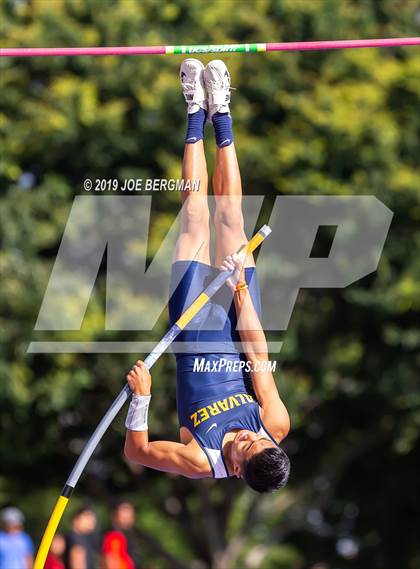 Thumbnail 1 in CIF Track and Field Championships (Boys Pole Vault Final) photogallery.