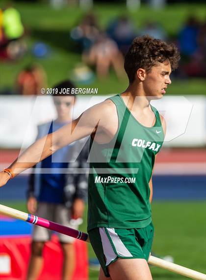 Thumbnail 3 in CIF Track and Field Championships (Boys Pole Vault Final) photogallery.