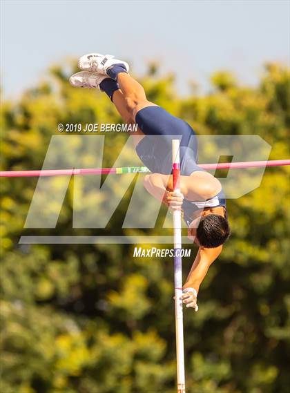 Thumbnail 2 in CIF Track and Field Championships (Boys Pole Vault Final) photogallery.