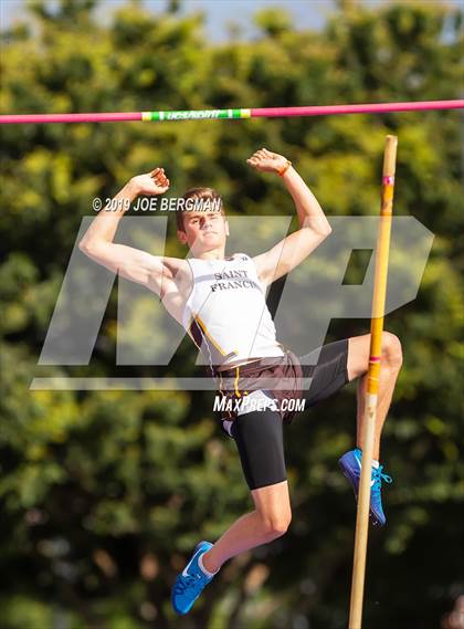 Thumbnail 1 in CIF Track and Field Championships (Boys Pole Vault Final) photogallery.
