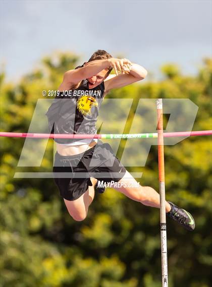 Thumbnail 1 in CIF Track and Field Championships (Boys Pole Vault Final) photogallery.