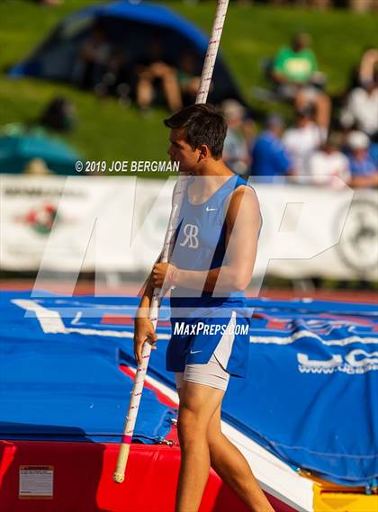 Thumbnail 1 in CIF Track and Field Championships (Boys Pole Vault Final) photogallery.