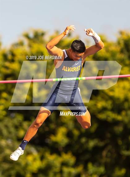 Thumbnail 1 in CIF Track and Field Championships (Boys Pole Vault Final) photogallery.
