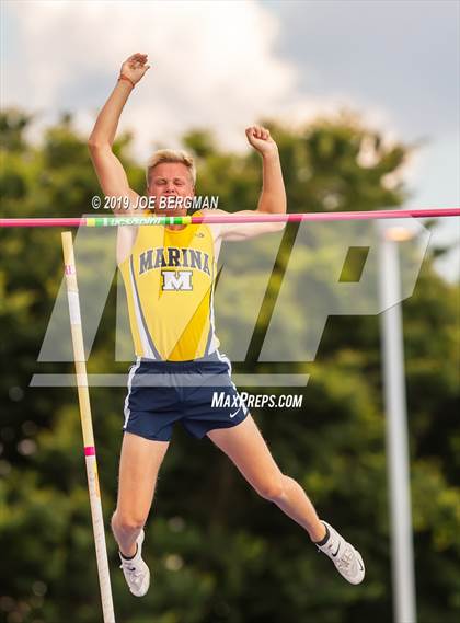 Thumbnail 1 in CIF Track and Field Championships (Boys Pole Vault Final) photogallery.