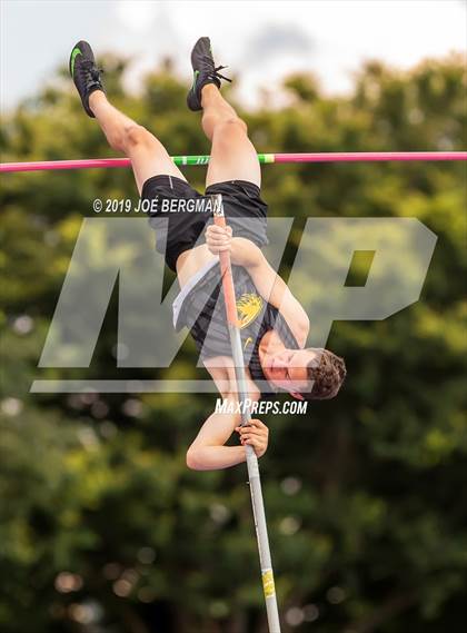 Thumbnail 1 in CIF Track and Field Championships (Boys Pole Vault Final) photogallery.