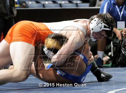 Thumbnail 3 in CIF SS Masters Wrestling Championships (Day 1) photogallery.