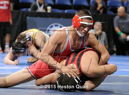 Thumbnail 1 in CIF SS Masters Wrestling Championships (Day 1) photogallery.