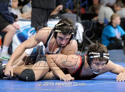 Thumbnail 3 in CIF SS Masters Wrestling Championships (Day 1) photogallery.