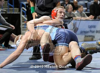 Thumbnail 2 in CIF SS Masters Wrestling Championships (Day 1) photogallery.