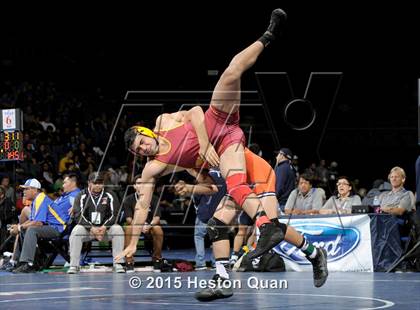 Thumbnail 1 in CIF SS Masters Wrestling Championships (Day 1) photogallery.