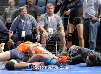 Thumbnail 2 in CIF SS Masters Wrestling Championships (Day 1) photogallery.