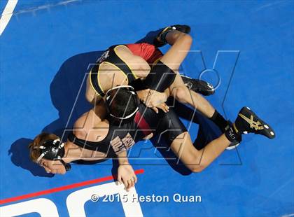 Thumbnail 3 in CIF SS Masters Wrestling Championships (Day 1) photogallery.