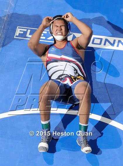Thumbnail 3 in CIF SS Masters Wrestling Championships (Day 1) photogallery.
