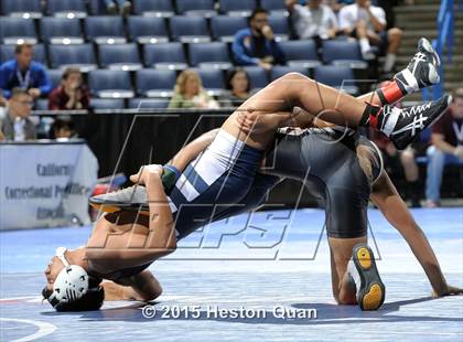 Thumbnail 3 in CIF SS Masters Wrestling Championships (Day 1) photogallery.