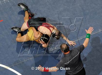 Thumbnail 1 in CIF SS Masters Wrestling Championships (Day 1) photogallery.