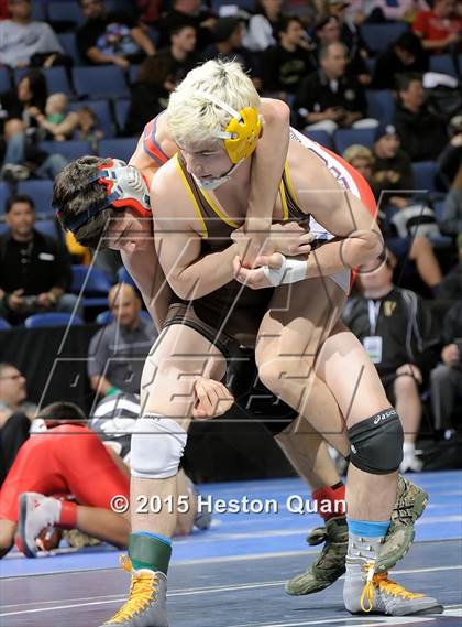 Thumbnail 2 in CIF SS Masters Wrestling Championships (Day 1) photogallery.