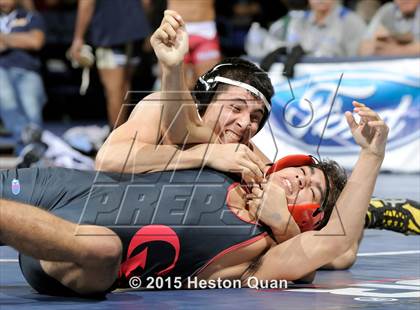 Thumbnail 1 in CIF SS Masters Wrestling Championships (Day 1) photogallery.
