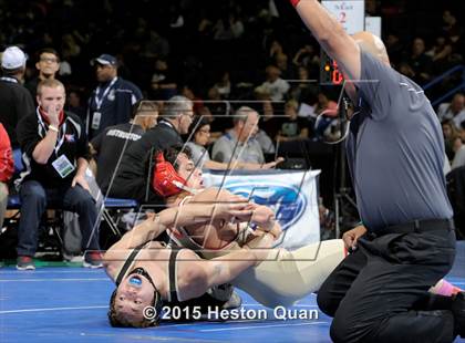 Thumbnail 2 in CIF SS Masters Wrestling Championships (Day 1) photogallery.