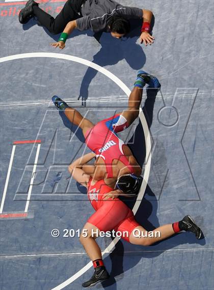 Thumbnail 3 in CIF SS Masters Wrestling Championships (Day 1) photogallery.