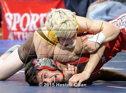 Thumbnail 1 in CIF SS Masters Wrestling Championships (Day 1) photogallery.