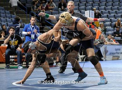 Thumbnail 1 in CIF SS Masters Wrestling Championships (Day 1) photogallery.