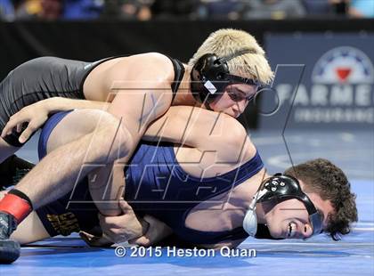 Thumbnail 3 in CIF SS Masters Wrestling Championships (Day 1) photogallery.