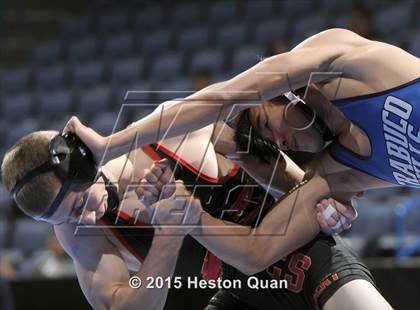 Thumbnail 3 in CIF SS Masters Wrestling Championships (Day 1) photogallery.