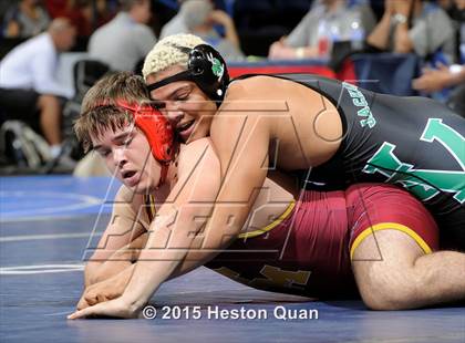 Thumbnail 3 in CIF SS Masters Wrestling Championships (Day 1) photogallery.