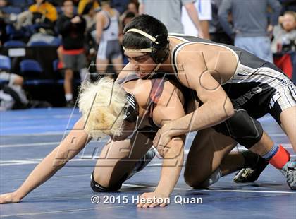 Thumbnail 2 in CIF SS Masters Wrestling Championships (Day 1) photogallery.